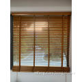 Basswood Slat Material 100% Wooden Venetian Blinds